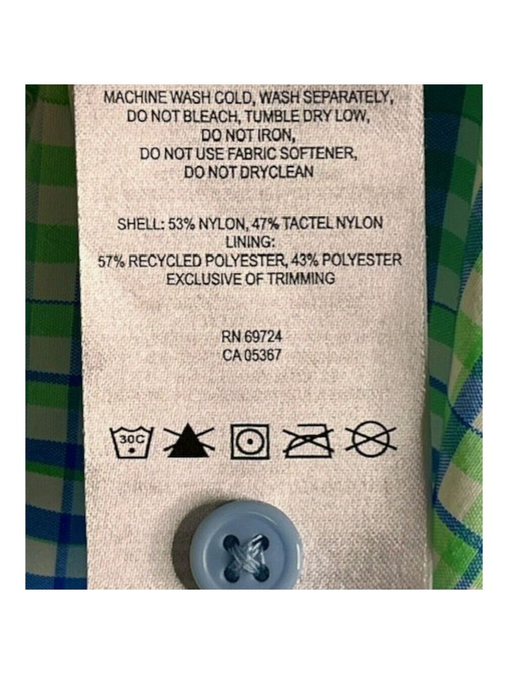 Columbia Silver Ridge Checked Shirt Roll Up Omni Shade - Green/Blue/White - XL - Picture 11 of 12
